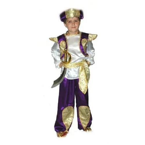 Костюм Волшебный Аладдин детский Греми 134-140 см (куртка, пояс, шаровары, чалма)