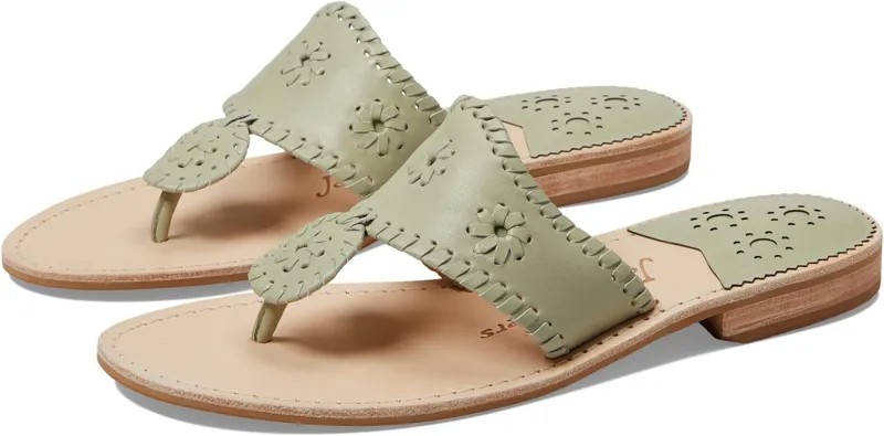 Шлепанцы Jacks Flat Sandal Jack Rogers, цвет Sage/Sage