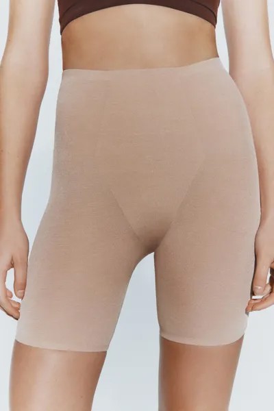 Корректирующее белье шорты ZARA, бежево-розовый