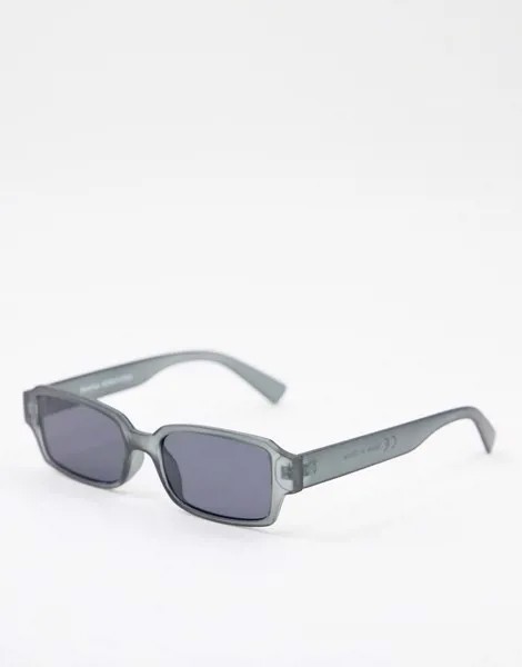 Черные квадратные солнцезащитные очки Bershka-Черный