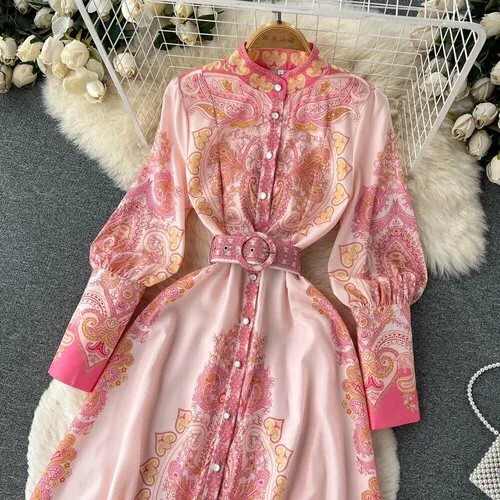 Платье с запахом прилегающее, макси, размер 46, розовый