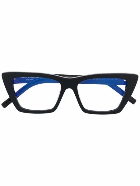 Saint Laurent Eyewear очки в оправе 'кошачий глаз'