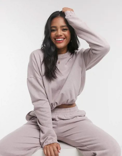 Розовый свитшот от комплекта ASOS DESIGN-Многоцветный
