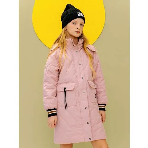 Пальто L'addobbo, размер 134, розовый