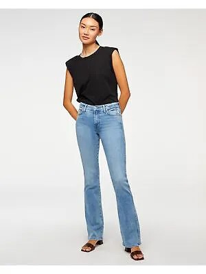 Женские темно-синие джинсы из хлопковой смеси 7 FOR ALL MANKIND, удобные в уходе, облегающие джинсы, талия 24