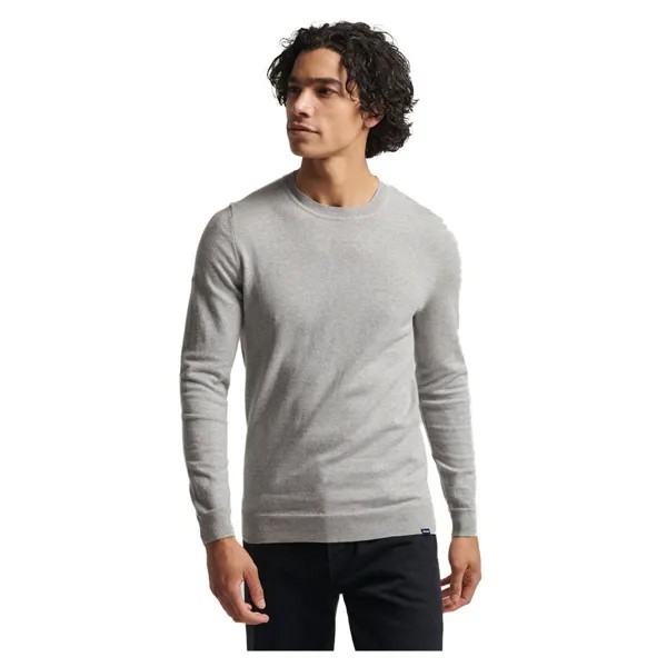 Свитер Superdry Vintage Embroidered Crew, серый