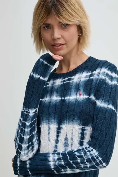 Хлопковый свитер Polo Ralph Lauren, синий