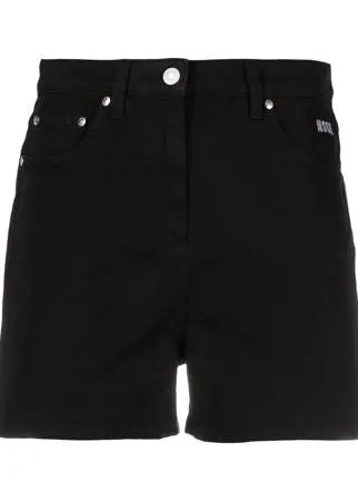 MSGM джинсовые шорты с завышенной талией