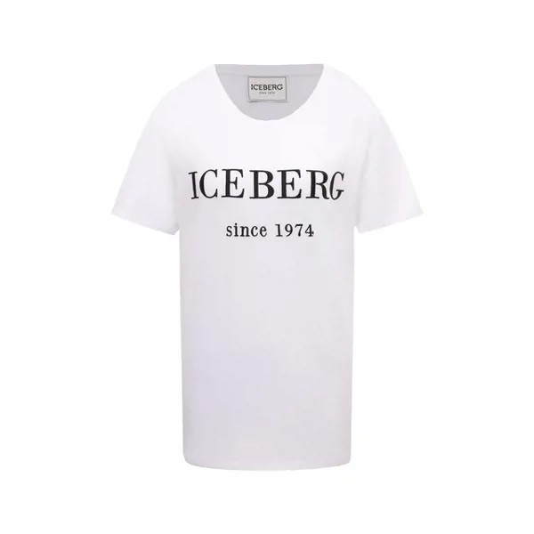 Хлопковая футболка Iceberg