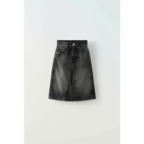 Юбка Zara, размер 122, серый