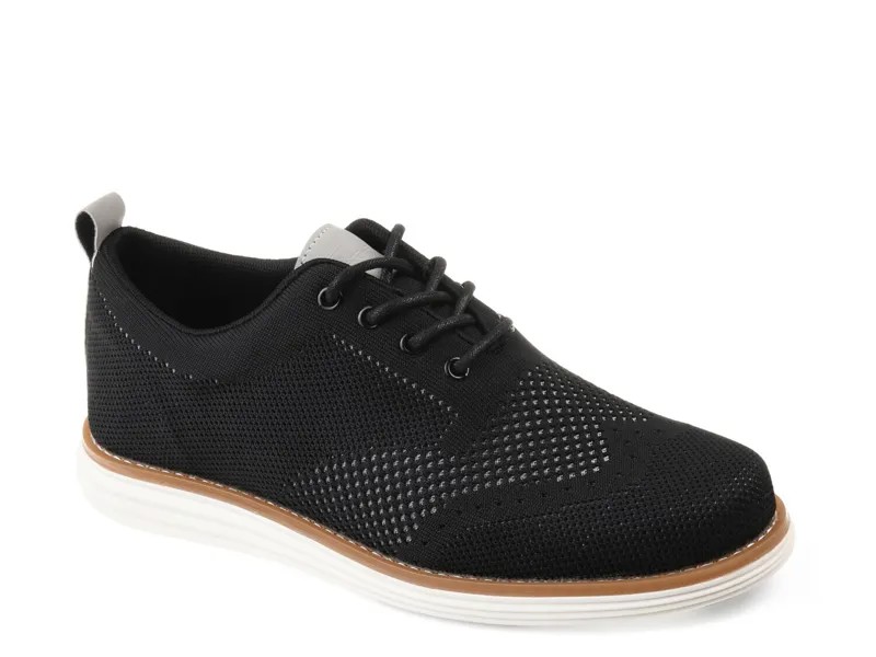 Туфли-оксфорды Vance Co. Ezra Wingtip, черный