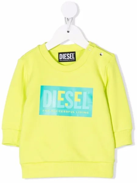 Diesel Kids толстовка с логотипом