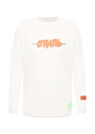 Хлопковый лонгслив Heron Preston