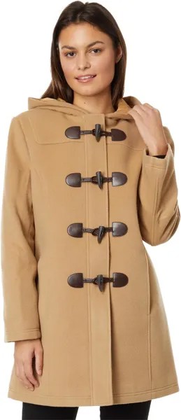 Пальто Petite Lambswool Duffle Coat L.L.Bean, цвет Camel