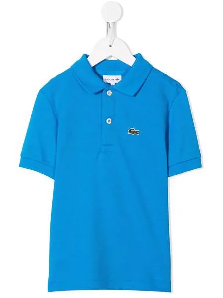 Lacoste Kids рубашка поло с вышитым логотипом