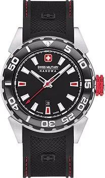 Швейцарские наручные  мужские часы Swiss military hanowa 06-4323.04.007.04. Коллекция Scuba Diver