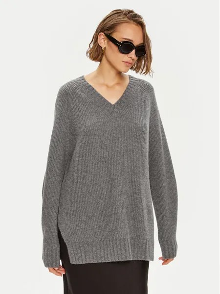 Свитер оверсайз Weekend Max Mara, серый