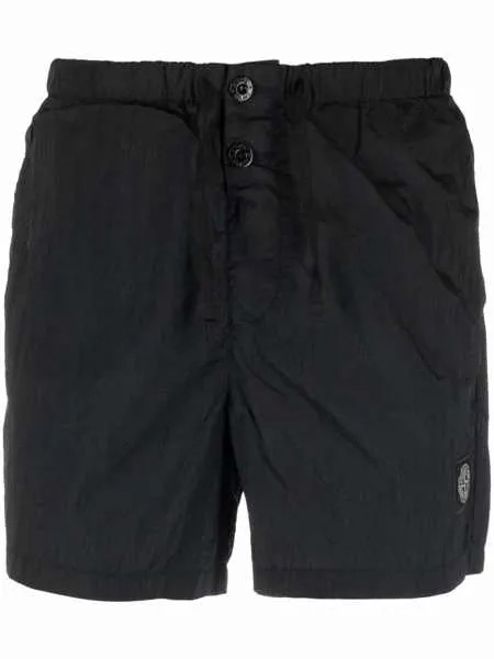 Stone Island плавки-шорты с нашивкой Compass