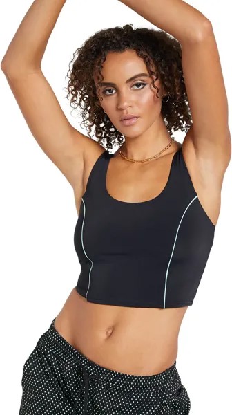 Топ Koral Valerie Blackout Tank, цвет Black/Neptune Green