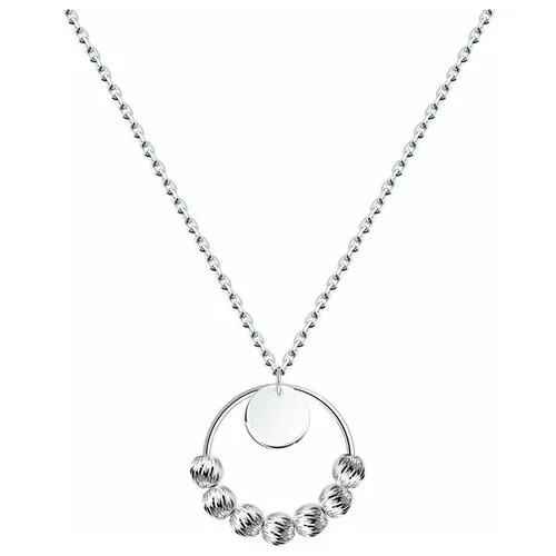 Колье Diamant, серебро, 925 проба, родирование, длина 45 см.