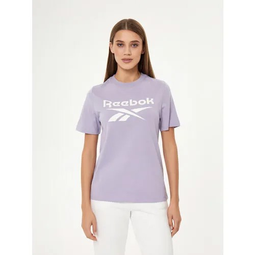 Футболка спортивная Reebok, размер S, фиолетовый