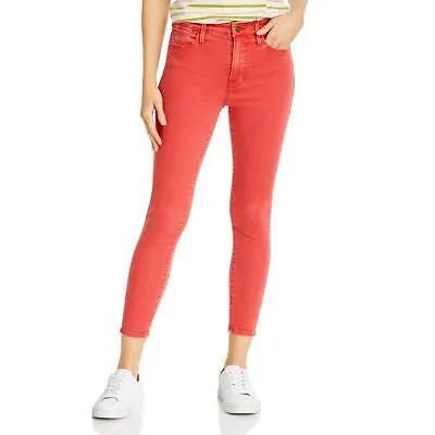 Женские красные джинсовые укороченные джинсы скинни Frame 24 BHFO 8071