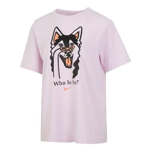Футболка как w спортивная одежда bf tee dog hbr королевский Nike, красный