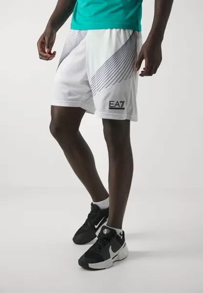 Спортивные шорты TENNIS PRO SHORTS GRAPHIC EA7 Emporio Armani, цвет white