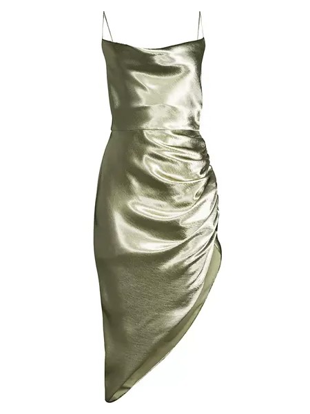 Платье-комбинация Resort Nights Martha Aiifos, цвет metallic gunmetal