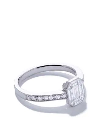 AS29 кольцо Mye из белого золота с бриллиантами