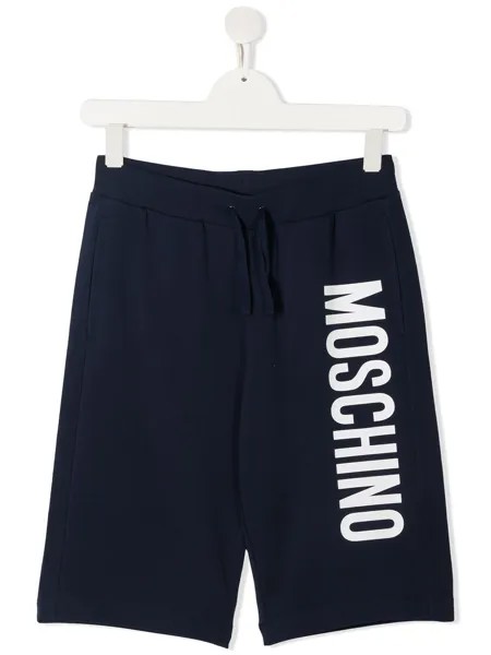 Moschino Kids шорты с логотипом