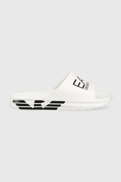 Шлепанцы XBP008 XK337 D611 EA7 Emporio Armani, белый