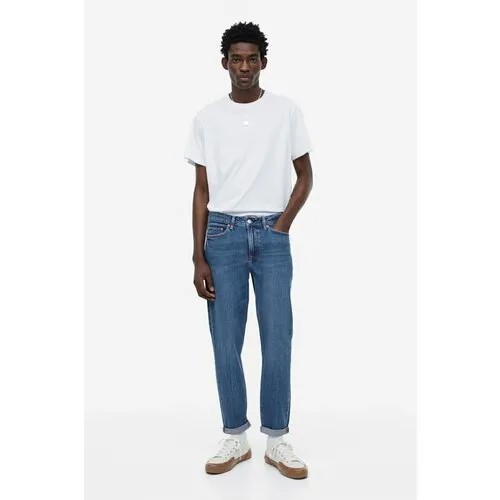 Джинсы зауженные H&M, размер 30/32, синий