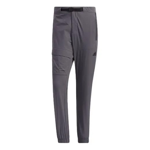 Спортивные штаны adidas Belt Jg Pant Outdoor Casual Bundle Feet Sports Pants Gray, серый