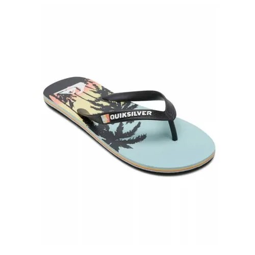 Сланцы Quiksilver Molokai Art, Цвет голубой, Размер 41