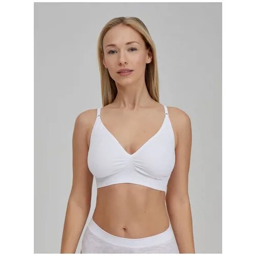 Mademoiselle Bra Jacquard Sensitive (женский топ) Bianco S/M