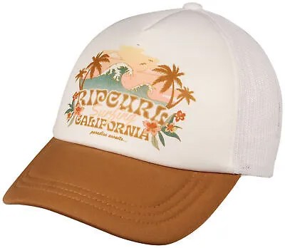 Женская кепка дальнобойщика Rip Curl Brazil Soul — цвет Калифорния белый — новинка