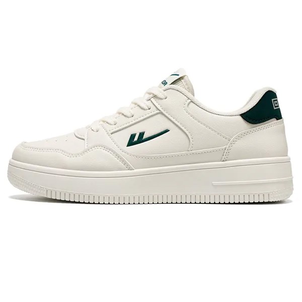Кроссовки WARRIOR Skateboarding Shoes Unisex Low-top Beige/Green, зеленый