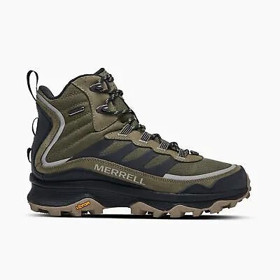 Мужские кроссовки Merrell Moab Speed Thermo Mid, водонепроницаемые, оливковые, 10 м