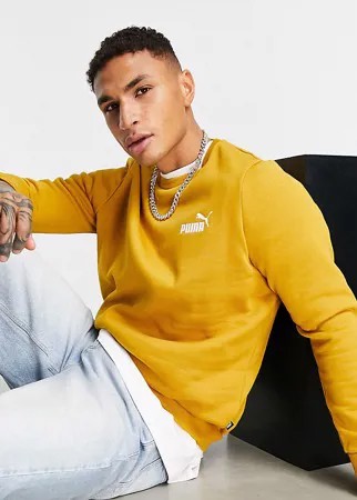 Охровый свитшот Puma Essentials – эксклюзивно для ASOS-Золотистый