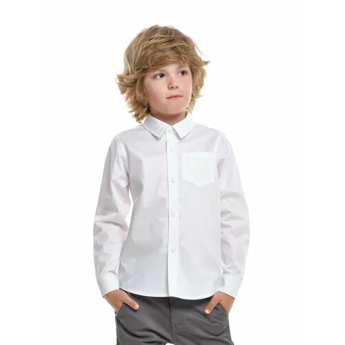 Рубашка Mini Maxi, размер 128, белый
