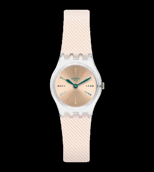 Наручные часы женские Swatch LK372 бежевые