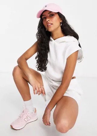 Укороченный худи без рукавов цвета слоновой кости от комплекта Miss Selfridge-Multi