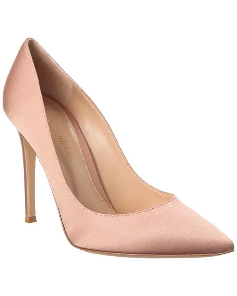 Gianvito Rossi Gianvito 105 Атласные туфли, коричневый