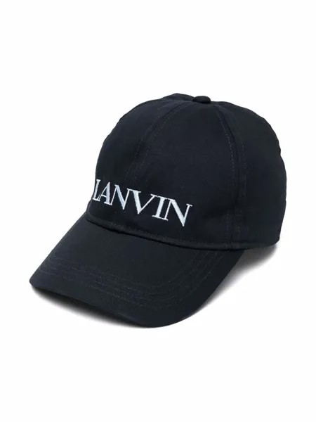 LANVIN Enfant кепка с вышитым логотипом