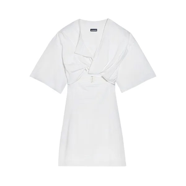 Футболка Jacquemus La Robe Мини-платье Bahia, цвет Белый