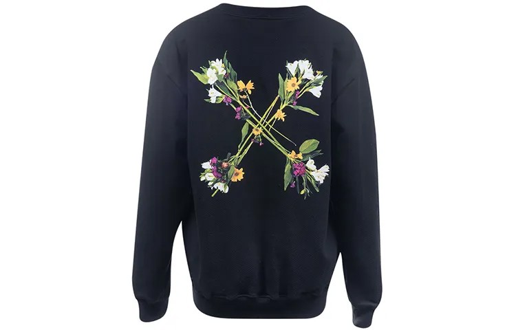 OFF-WHITE Женская толстовка, цвет Black