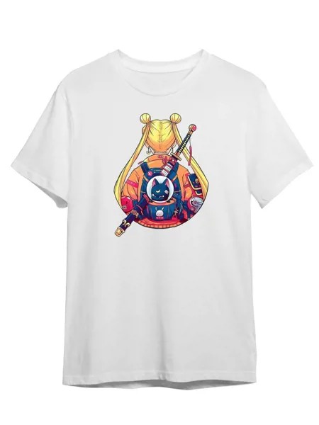 Футболка унисекс Каждому Своё Аниме/Япония/Сейлор мун/Sailor moon STAZ10 белая S