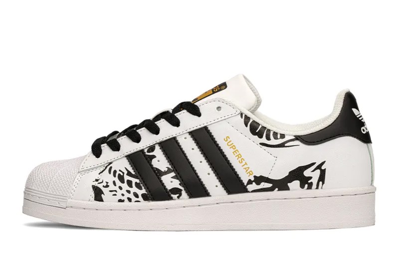 Кроссовки adidas originals Superstar Series Skateboarding Shoes Unisex Low-top Black/white, черный/белый