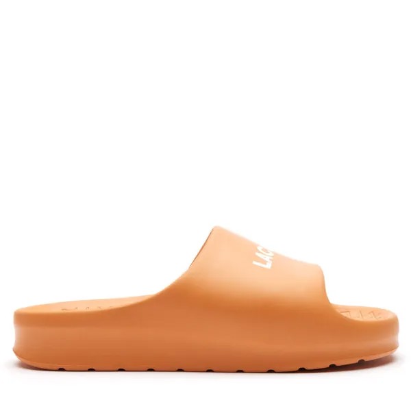 Шлепанцы Lacoste Branded Serve Slide 2.0 747CMA0015 Org/Wht 7A1, оранжевый